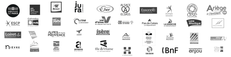 Références clients ACANT : BnF, Monnaie de Paris, EM Lyon, Ville de Rouen